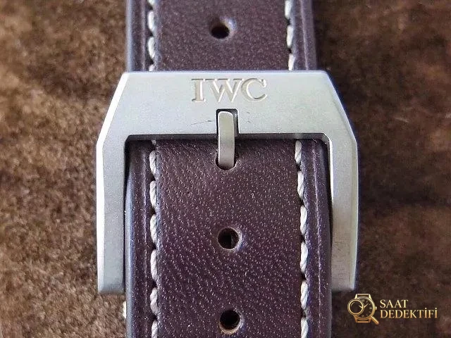 Replika IWC Mark XVIII IW327006 Kahverengi Deri Kayış