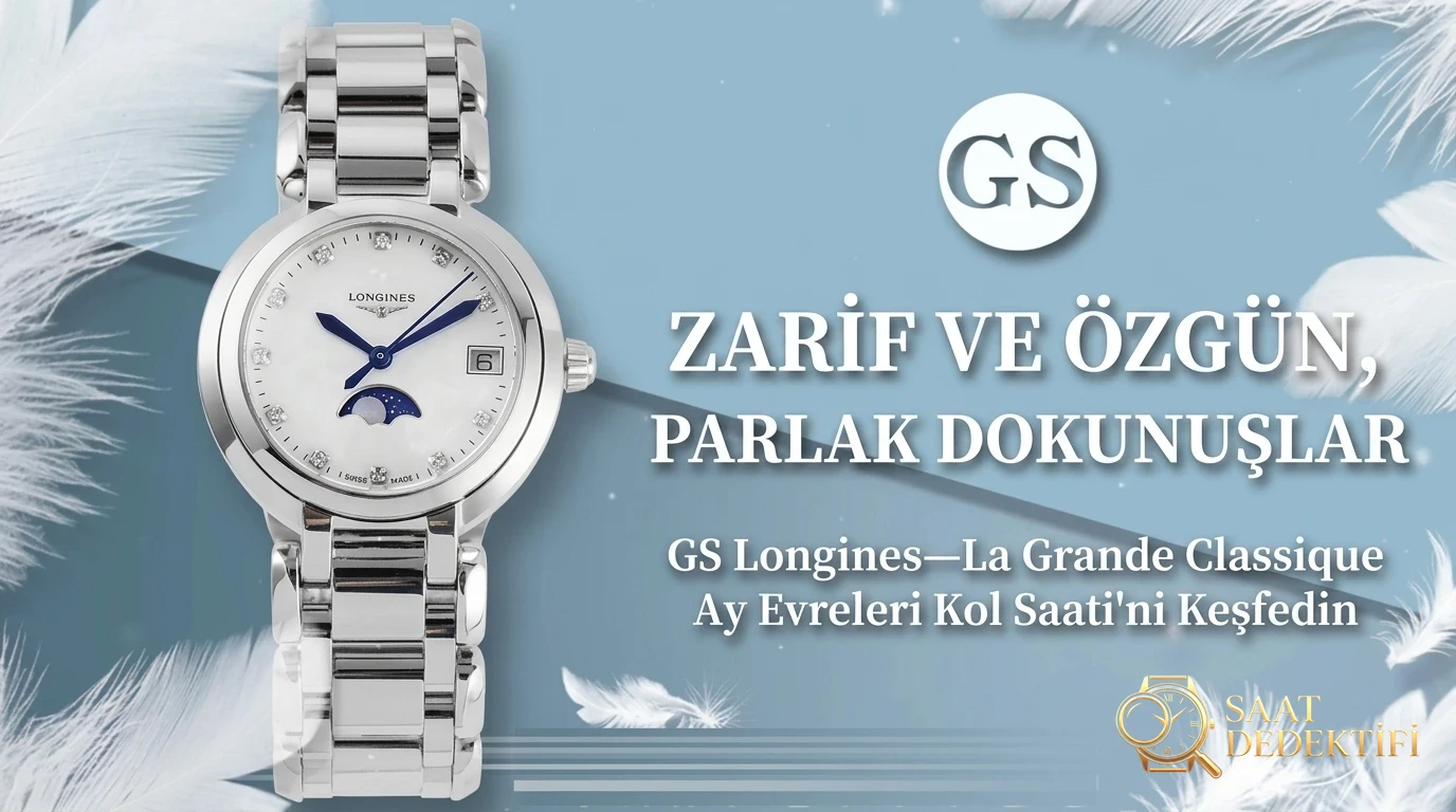 GS Longines PrimaLuna ay evreli orijinal İsviçre kuvars mekanizmalı kadın kol saati nasıl? - Kadran Detayı ve Bezel İşçiliği