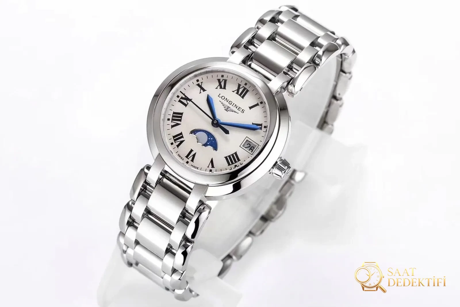 GS Longines PrimaLuna ay evreli orijinal İsviçre kuvars mekanizmalı kadın kol saati nasıl? - Tepe Koruması ve Ayar Fonksiyonu