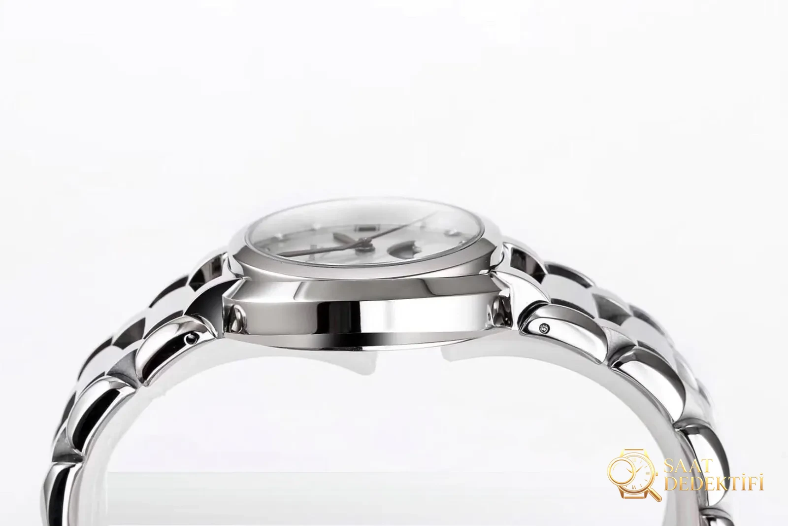 GS Longines PrimaLuna ay evreli orijinal İsviçre kuvars mekanizmalı kadın kol saati nasıl? - Kordon Dokusu ve Dikiş Detayları