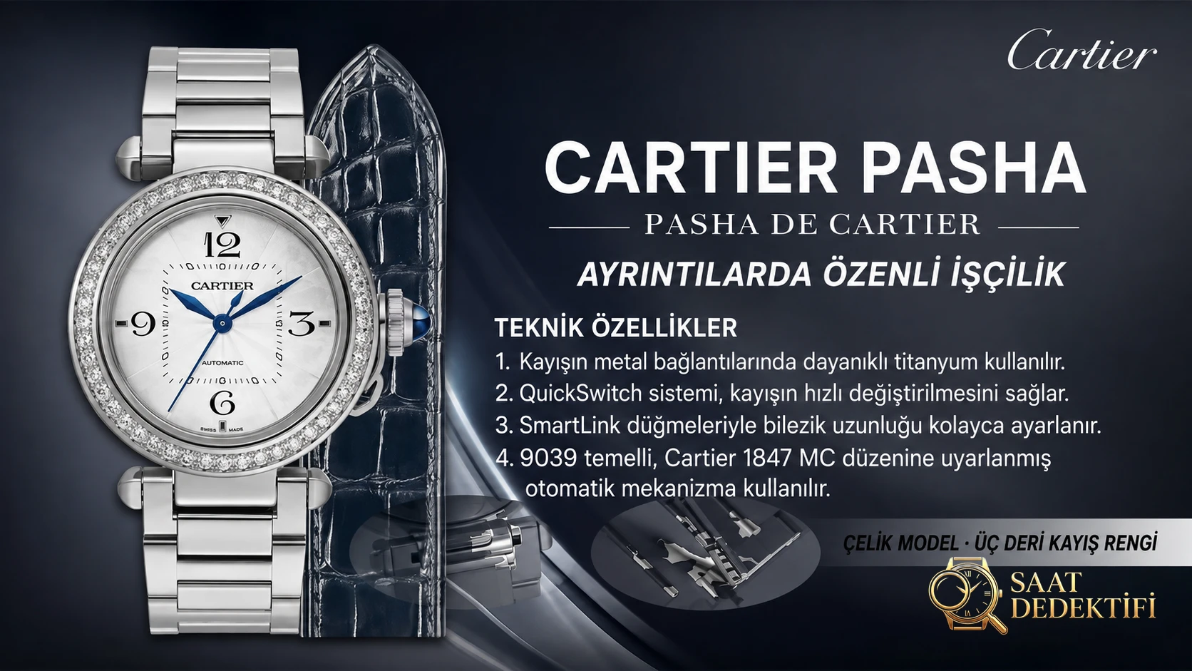 Cartier Pasha Pırlanta