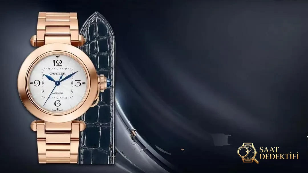 Cartier Pasha Roze Altın