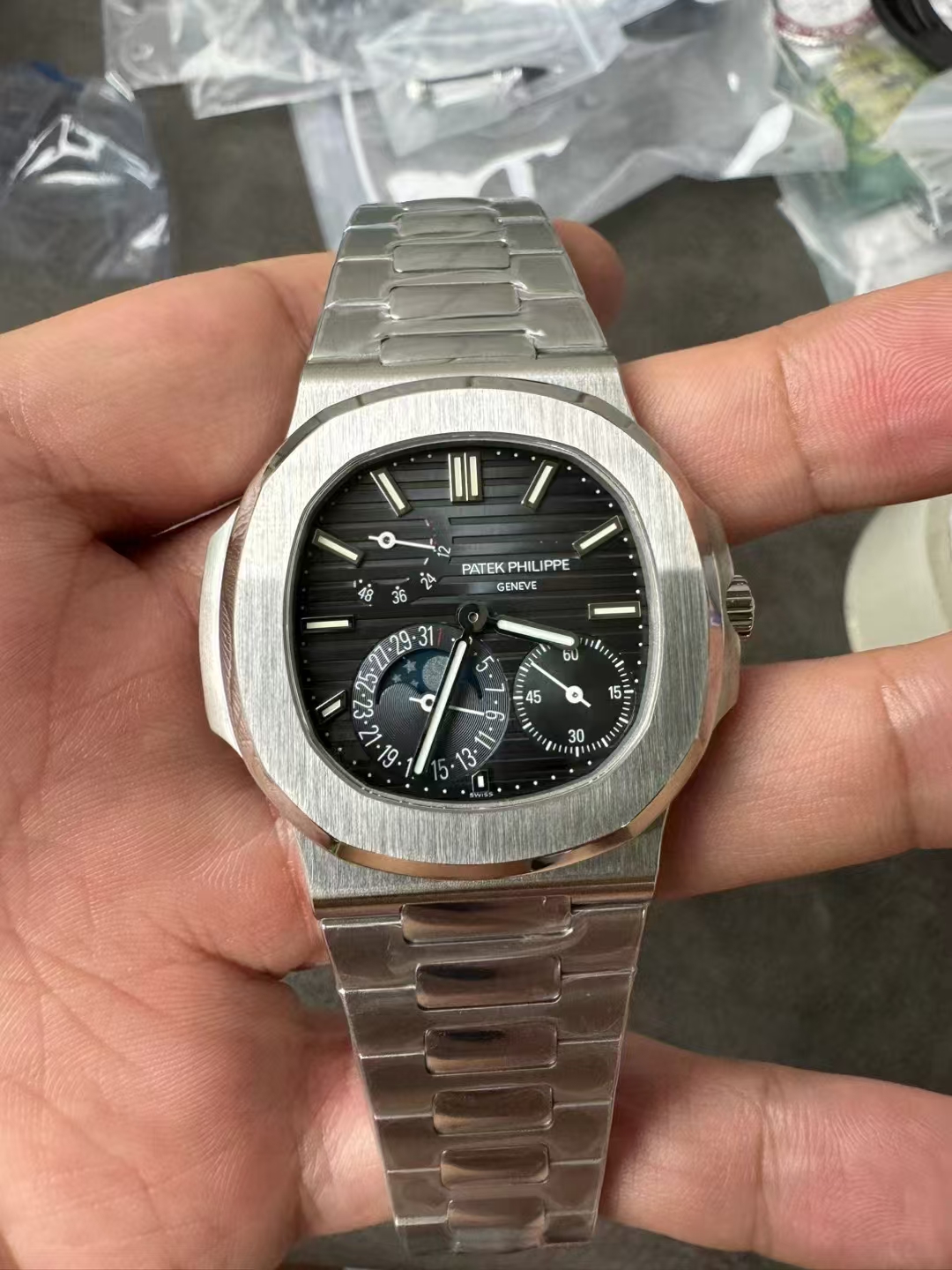 Replika Patek Philippe 5712 Mavi
