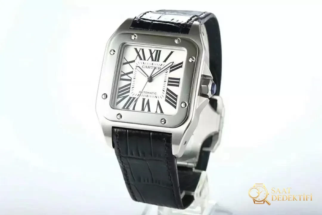 Cartier Santos Replika Saat İncelemesi - Ön Görünüm ve Kasa Tasarımı