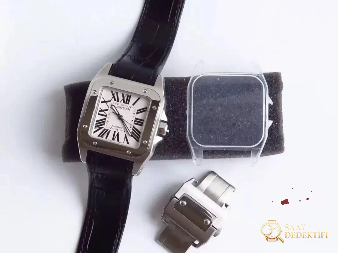 Hangi fabrika daha iyi? KZ Cartier Santos 100. Yıl replika saati gerçek-replika karşılaştırma incelemesi - Genel Açı ve Estetik Duruş
