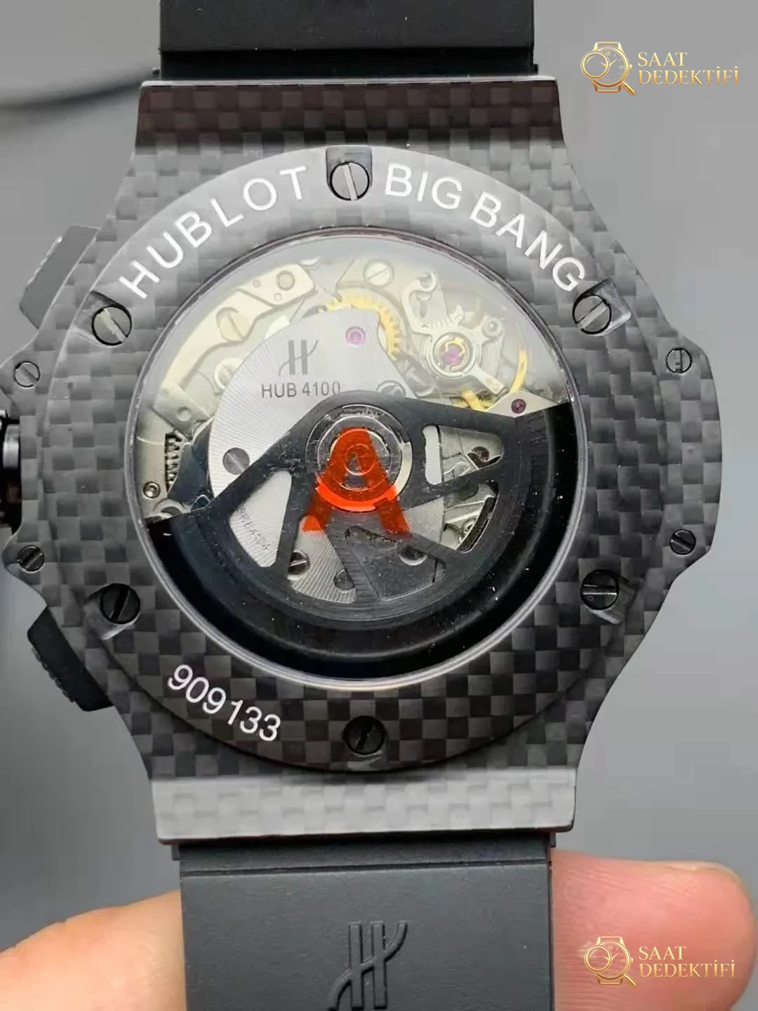 HB Factory Hublot Karbon Fiber Saat İncelemesi - Bilezik, Toka ve Klips Mekanizması