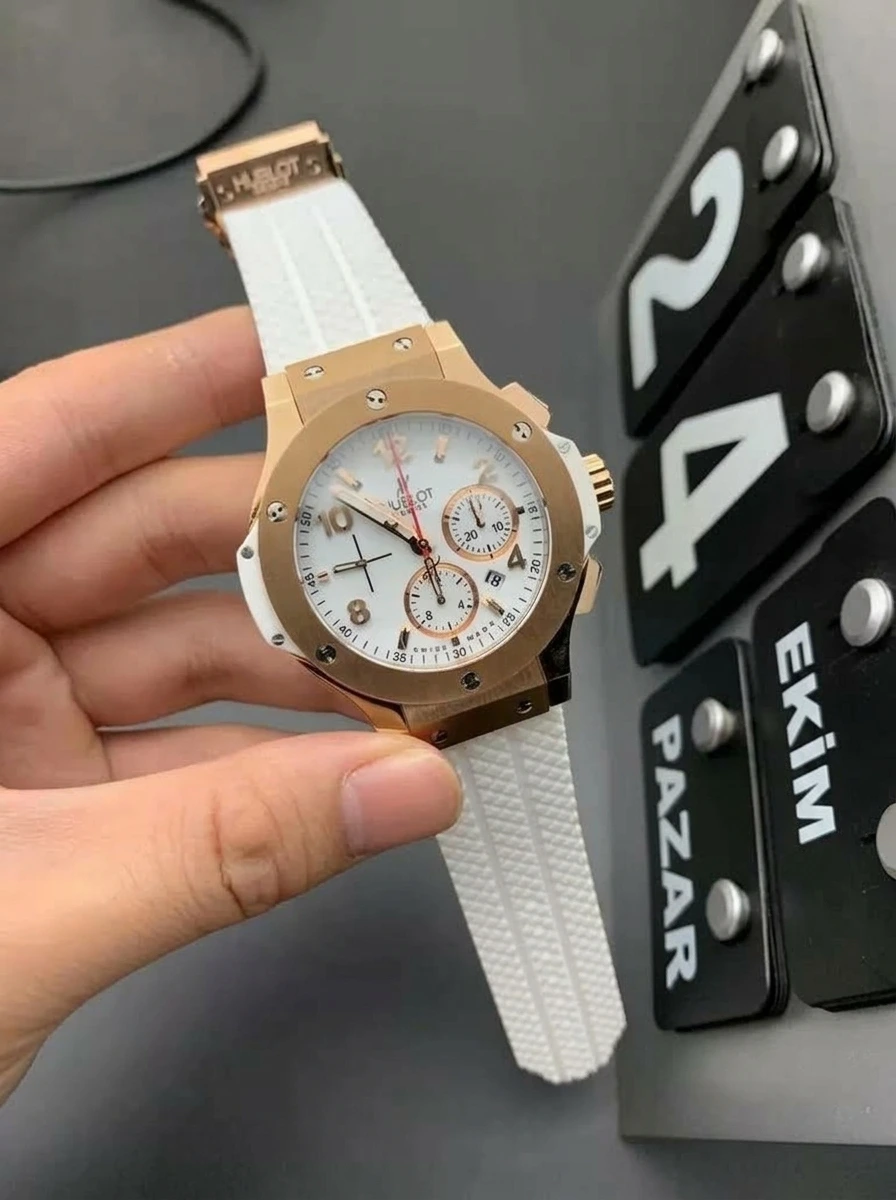 Hublot Beyaz Kauçuk Replika