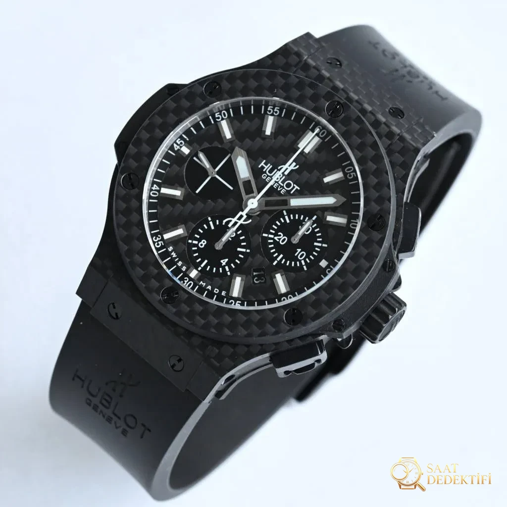 HB Hublot | BIG BANG «Karbon Fiber Big Bang» kronograf kralı karşınızda - Kasa Profili ve Kurma Kolu İncelemesi