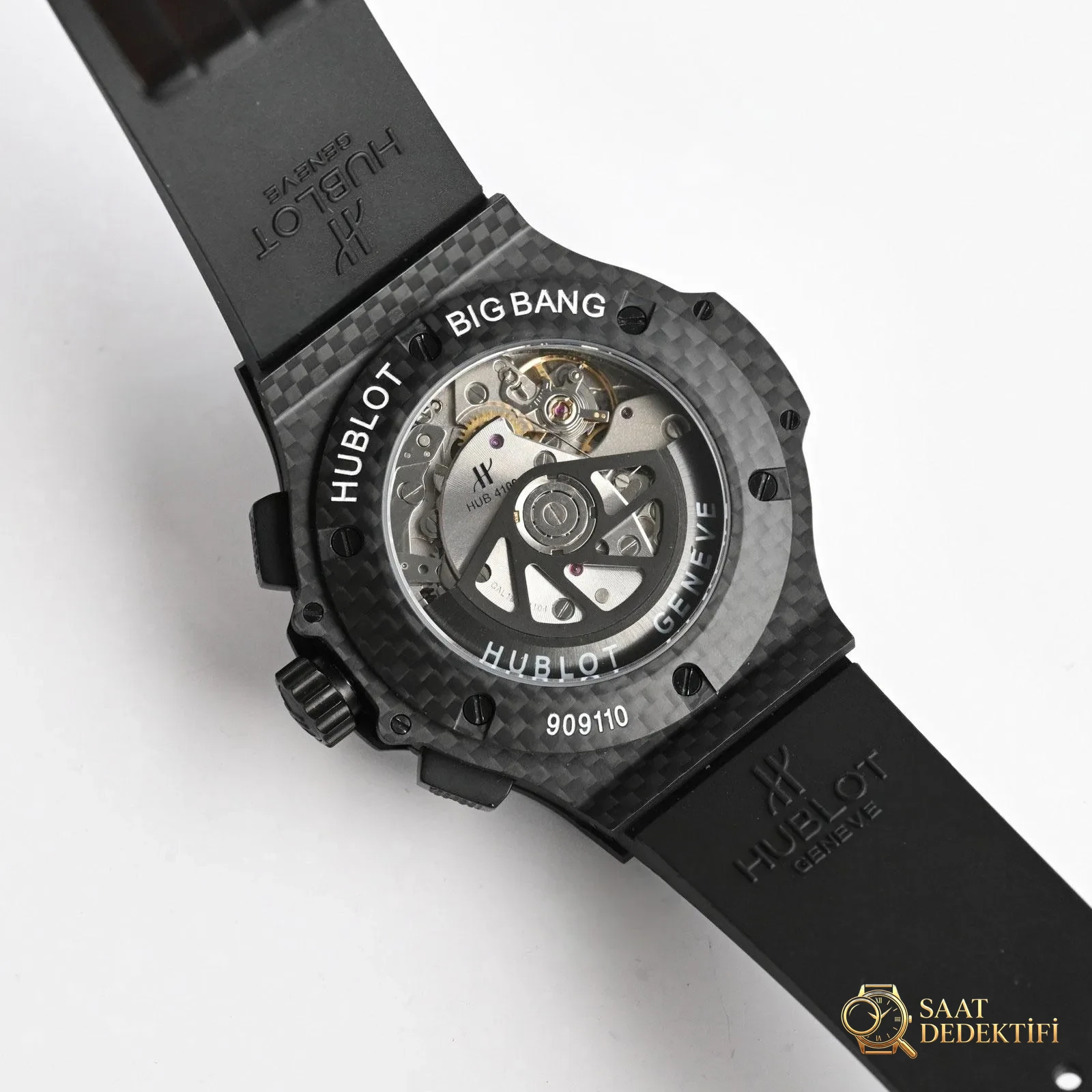 HB Hublot | BIG BANG «Karbon Fiber Big Bang» kronograf kralı karşınızda - Mekanizma Zemberek ve Balans Detayı