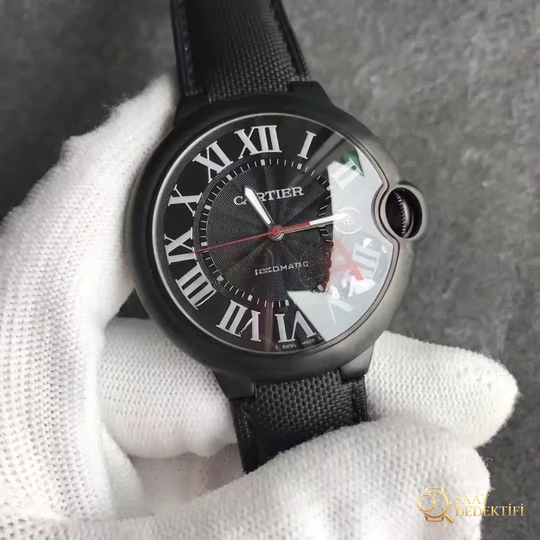 Cartier Ballon Bleu Siyah Saat