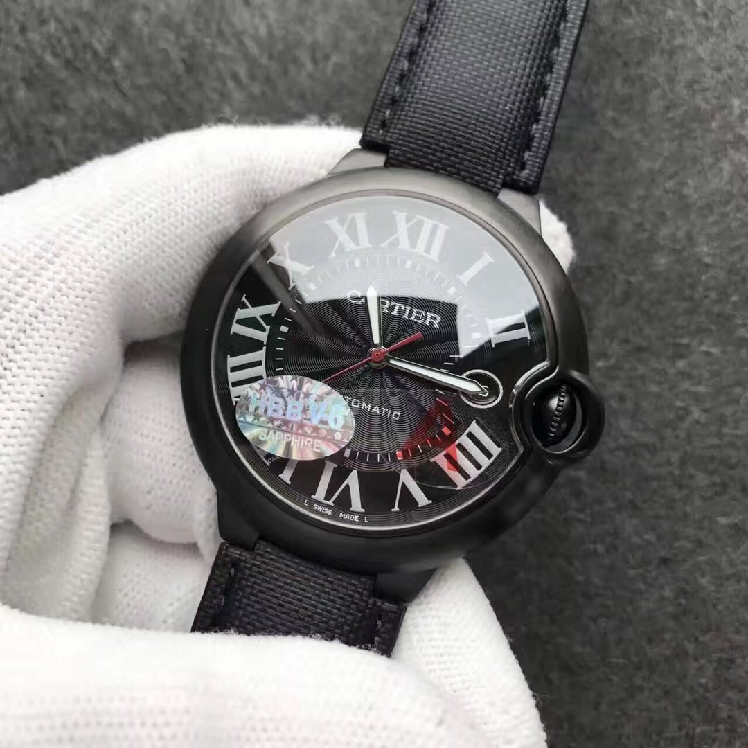Cartier Ballon Bleu WSBB0015 Tamamen Siyah