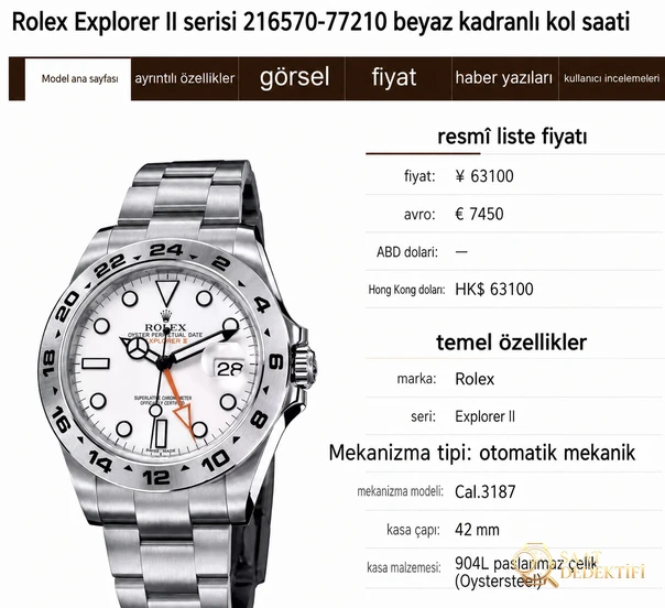Her tarza uyan saatlerin kralı mı? N Factory Rolex Explorer II - Kadran Detayı ve Bezel İşçiliği