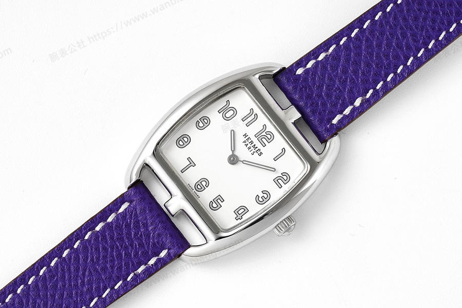 Hermès Cape Cod tonneau 26,5 mm zarif paslanmaz çelik kol saati — 3. fotoğraf