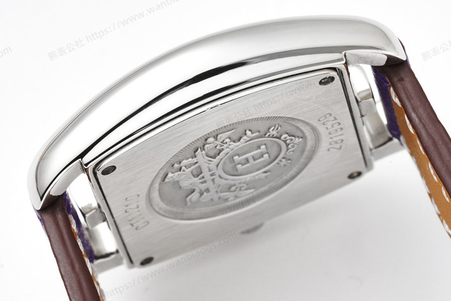 Hermès Cape Cod tonneau 26,5 mm zarif paslanmaz çelik kol saati — 7. fotoğraf