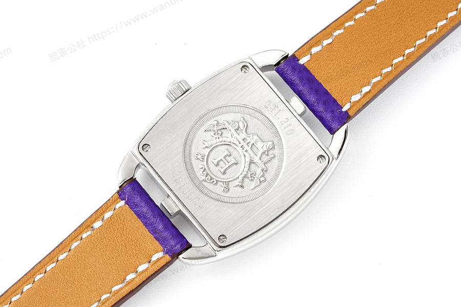 Hermès Cape Cod tonneau 26,5 mm zarif paslanmaz çelik kol saati — 9. fotoğraf
