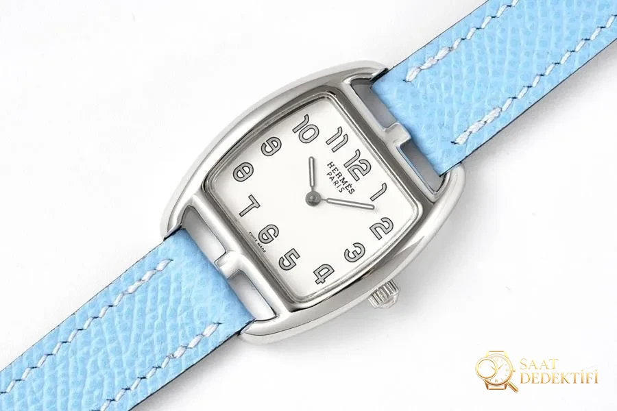 Hermes Cape Cod tonneau 26.5 MM kompakt paslanmaz çelik kol saati No.2 - fotoğraf 1
