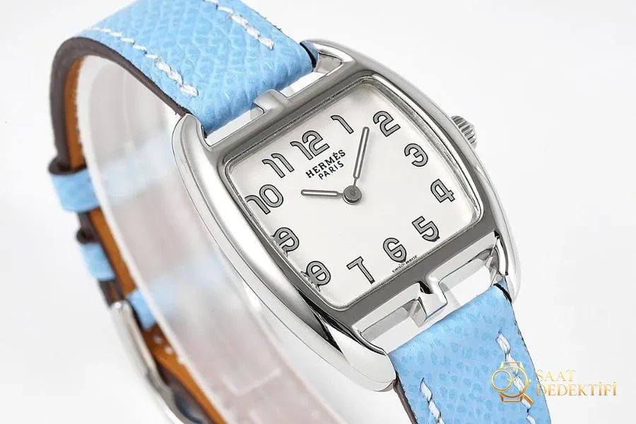Hermes Cape Cod tonneau 26.5 MM kompakt paslanmaz çelik kol saati No.2 - fotoğraf 2
