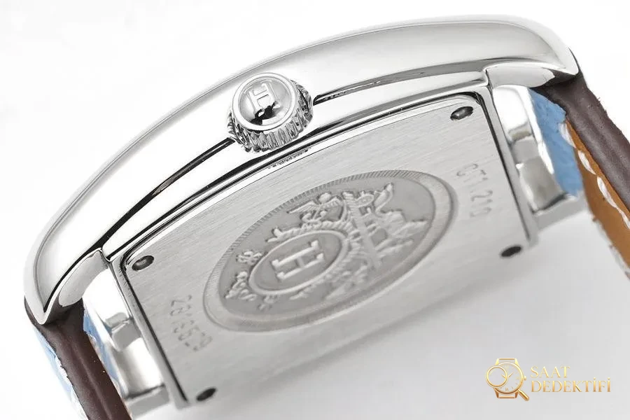 Hermes Cape Cod tonneau 26.5 MM kompakt paslanmaz çelik kol saati No.2 - fotoğraf 5