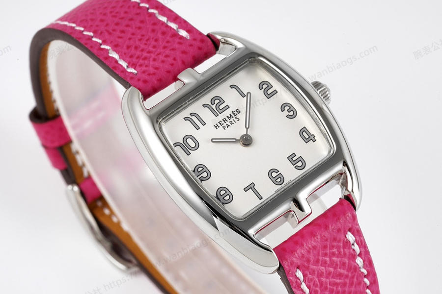 Hermès Cape Cod tonneau 26.5 MM küçük paslanmaz çelik kol saati — 3. fotoğraf