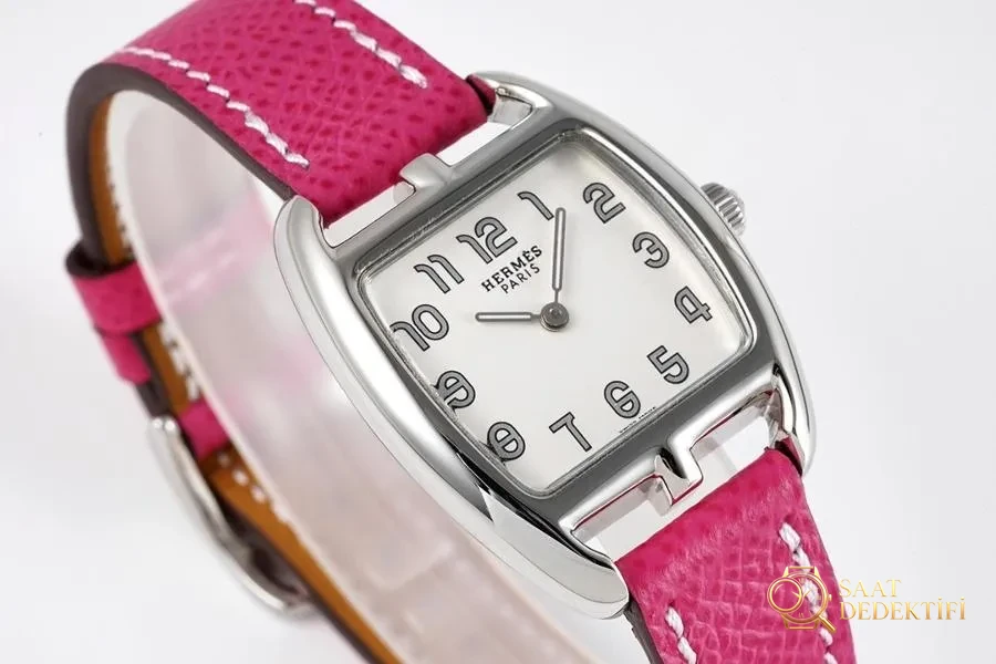 Hermes Cape Cod tonneau 26.5 MM küçük paslanmaz çelik kol saati No.2 - fotoğraf 2
