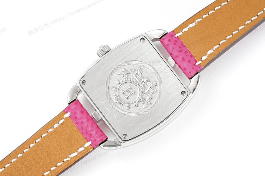 Hermès Cape Cod tonneau 26.5 MM küçük paslanmaz çelik kol saati — 8. fotoğraf