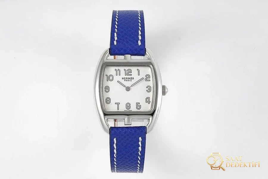 Hermes Cape Cod tonneau 26.5 MM şık paslanmaz çelik ... - Ön Görünüm ve Kasa Tasarımı