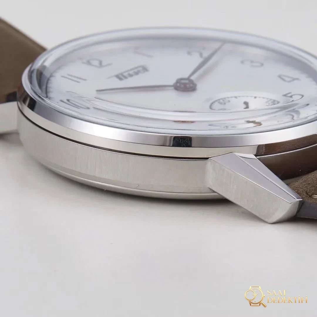 HM Factory Tissot Visodate serisi manuel kurmalı, orijinal İsviçre ETA6498 mekanizmalı mekanik 2018 replika saat - Tepe Koruması ve Ayar Fonksiyonu