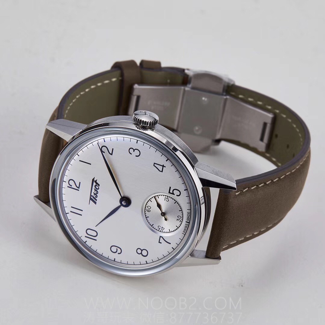 HM Factory Tissot Visodate serisi manuel kurmalı, orijinal İsviçre ETA6498 mekanizmalı mekanik 2018 replika saat — 18. fotoğraf