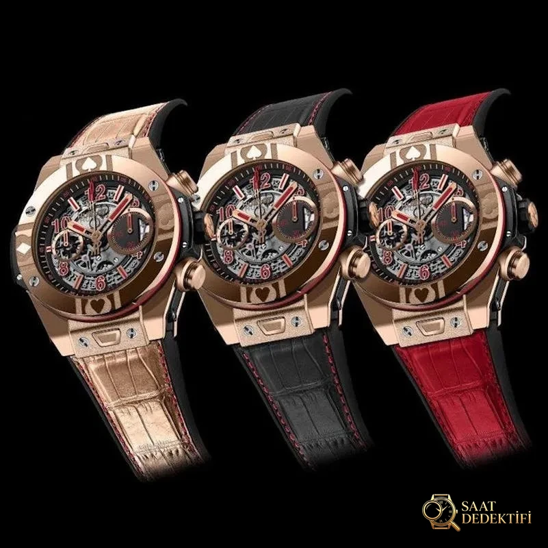 hublot Big Bang unico saat world poker tour deri kayışlar