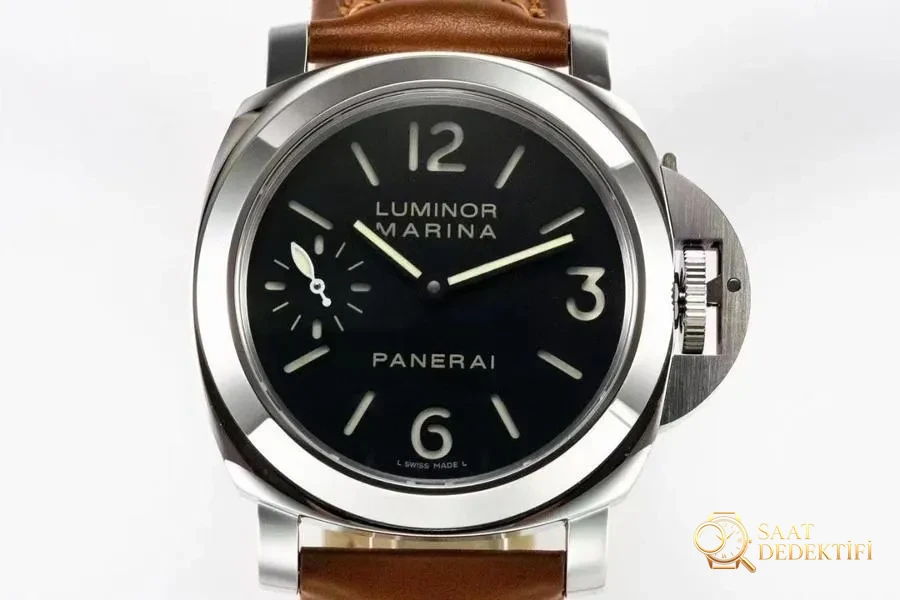 HW Factory Panerai Luminor Serisi PAM111 Kol Saati İncelemesi - Kasa Profili ve Kurma Kolu İncelemesi