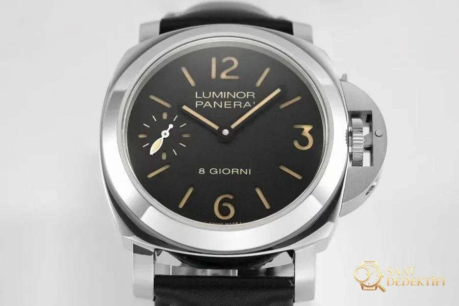 HW Factory Panerai Luminor Serisi PAM915 Saat İncelemesi - Kasa Profili ve Kurma Kolu İncelemesi