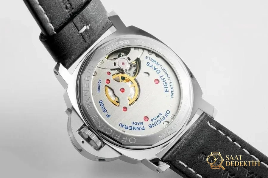 HW Factory Panerai Luminor Serisi PAM915 Saat İncelemesi - Mekanizma Zemberek ve Balans Detayı