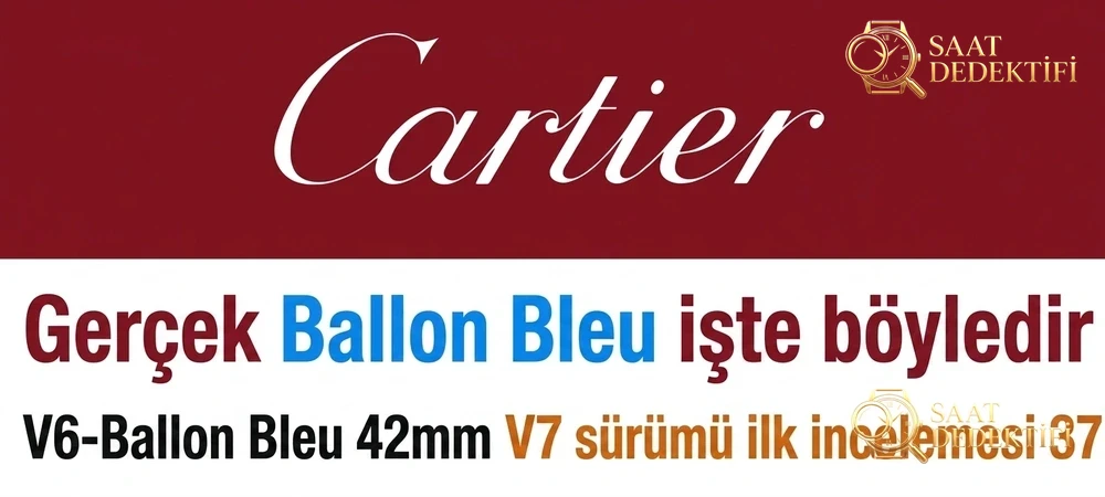 İlk gerçek-replika incelemesi: V6 Factory Cartier Ballon Bleu 42 mm V7 versiyonunun orijinal ve piyasa versiyonuyla karşılaştırması - Kadran Detayı ve Bezel İşçiliği
