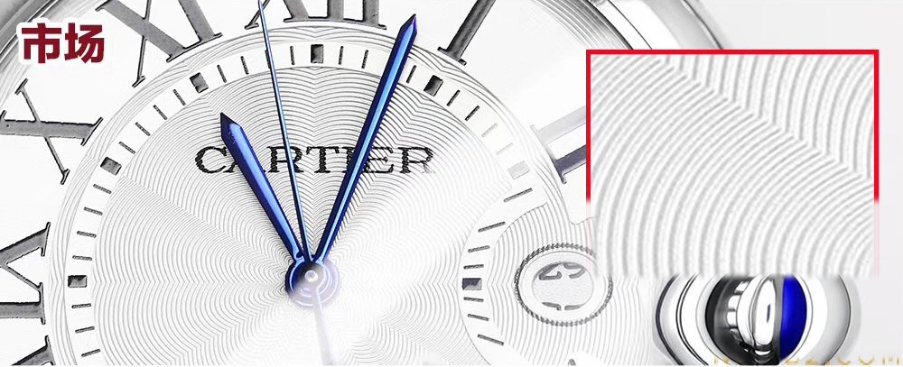 İlk gerçek-replika incelemesi: V6 Factory Cartier Ballon Bleu 42 mm V7 versiyonunun orijinal ve piyasa versiyonuyla karşılaştırması — 9. fotoğraf