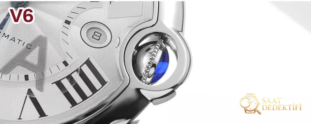 İlk gerçek-replika incelemesi: V6 Factory Cartier Ballon Bleu 42 mm V7 versiyonunun orijinal ve piyasa versiyonuyla karşılaştırması - Kadran Alt Kadranları ve İğne Senkronizasyonu