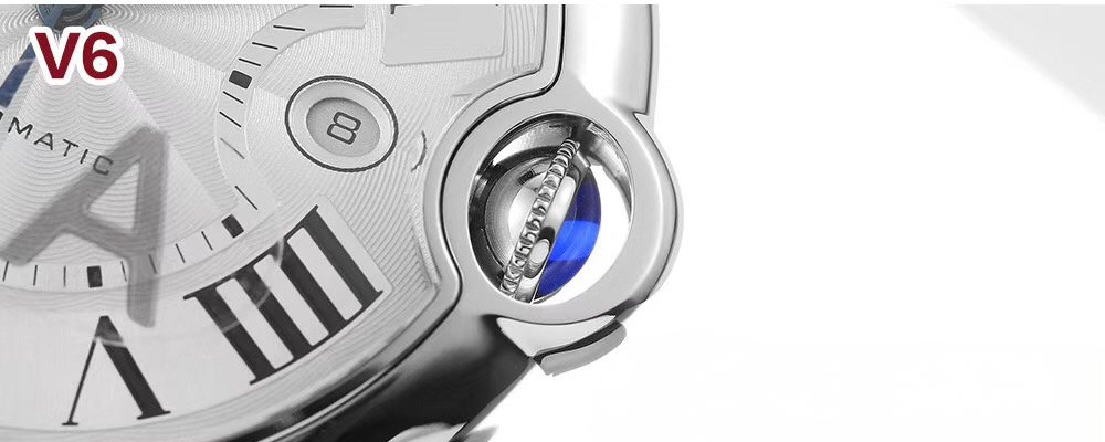 İlk gerçek-replika incelemesi: V6 Factory Cartier Ballon Bleu 42 mm V7 versiyonunun orijinal ve piyasa versiyonuyla karşılaştırması — 13. fotoğraf