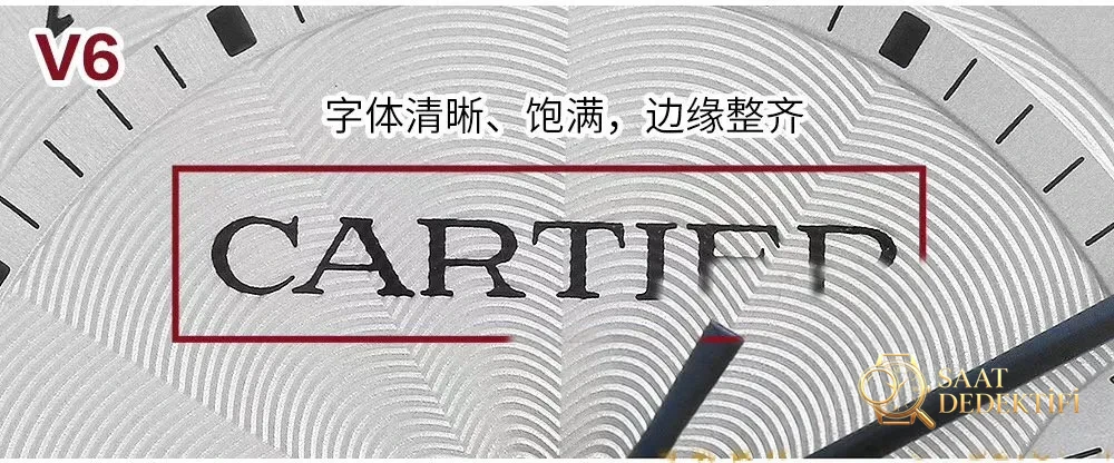 İlk gerçek-replika incelemesi: V6 Factory Cartier Ballon Bleu 42 mm V7 versiyonunun orijinal ve piyasa versiyonuyla karşılaştırması - Takimetre Skalası ve Baskı Keskinliği