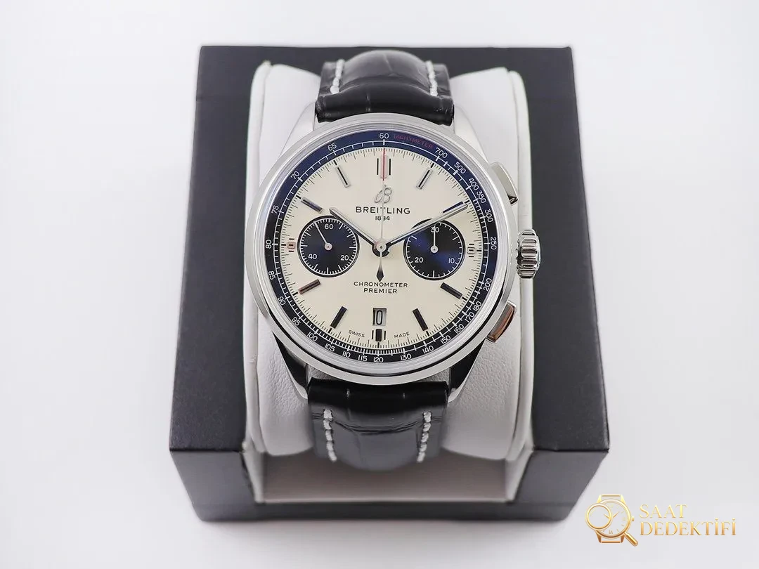 İnceleme – Daniel Wu ile aynı model: GF Factory Breitling Premier B01 yeni kronograf saatinin replikası nasıl olmuş? - Kadran Detayı ve Bezel İşçiliği