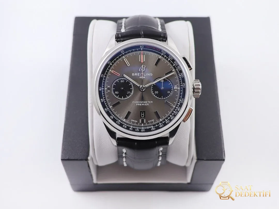 İnceleme – Daniel Wu ile aynı model: GF Factory Breitling Premier B01 yeni kronograf saatinin replikası nasıl olmuş? - Kasa Profili ve Kurma Kolu İncelemesi