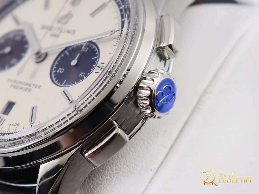 İnceleme – Daniel Wu ile aynı model: GF Factory Breitling Premier B01 yeni kronograf saatinin replikası nasıl olmuş? - Kordon Dokusu ve Dikiş Detayları