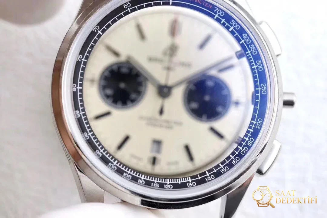 İnceleme – Daniel Wu ile aynı model: GF Factory Breitling Premier B01 yeni kronograf saatinin replikası nasıl olmuş? - Safir Kristal Cam Eğimi ve Yansıması