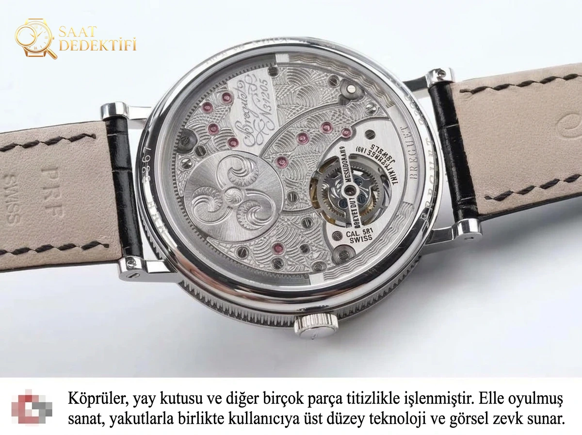 İnceleme: [Tourbillon] Breguet Classique Complications 5367PT/29/9WU Kol Saati - Klips Kilidi ve Lazer Damgalar