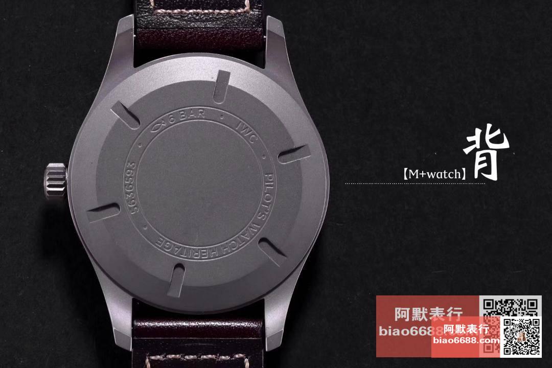 İnceleme ve Karşılaştırma: M+ Tayvan Fabrikası'ndan IWC Pilot's Watch Mark XVIII Heritage Serisi IW327006 Titanyum Kol Saati İlk Tanıtım — 10. fotoğraf