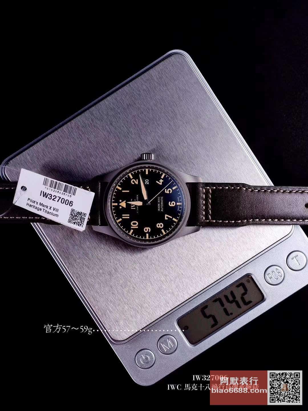 İnceleme ve Karşılaştırma: M+ Tayvan Fabrikası'ndan IWC Pilot's Watch Mark XVIII Heritage Serisi IW327006 Titanyum Kol Saati İlk Tanıtım — 19. fotoğraf