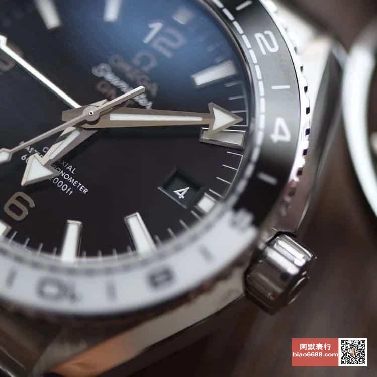 İnceleme: VS Factory OMEGA Seamaster 600m GMT Çift Zaman Dilimi Serisi 215.30.44.22.01.001 Çelik Bilezikli Dalış Erkek Kol Saati — 3. fotoğraf
