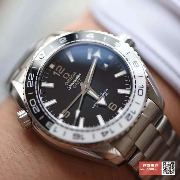 İnceleme: VS Factory OMEGA Seamaster 600m GMT Çift Zaman Dilimi Serisi 215.30.44.22.01.001 Çelik Bilezikli Dalış Erkek Kol Saati — 4. fotoğraf