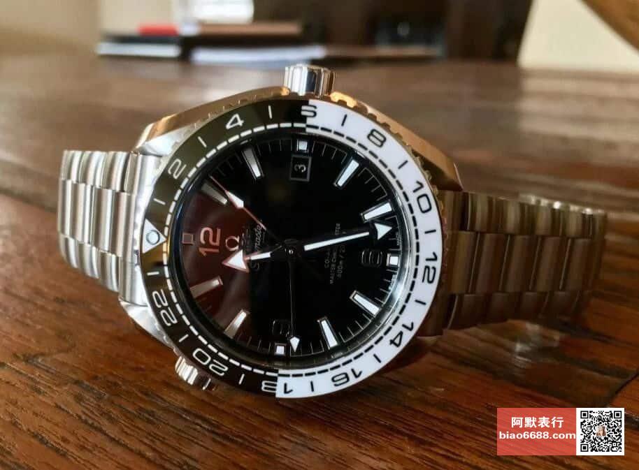 İnceleme: VS Factory OMEGA Seamaster 600m GMT Çift Zaman Dilimi Serisi 215.30.44.22.01.001 Çelik Bilezikli Dalış Erkek Kol Saati — 12. fotoğraf