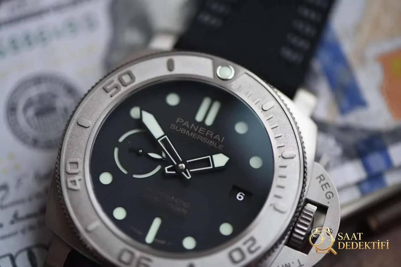 İnceleme: VS Factory Panerai Submersible Serisi PAM00984 Kol Saati - Kasa Profili ve Kurma Kolu İncelemesi