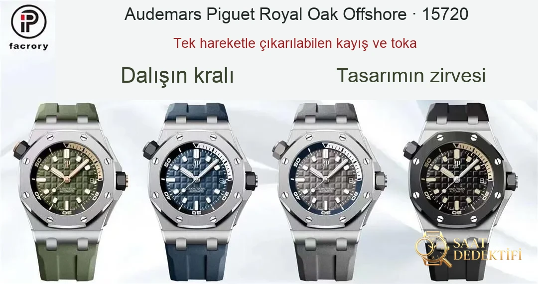 Audemars Piguet Royal Oak Offshore 15720 İncelemesi - Ön Görünüm ve Kasa Tasarımı