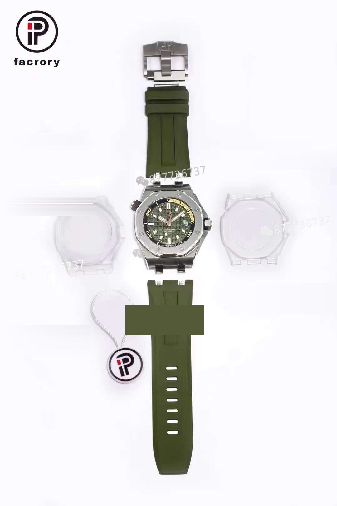 IP Factory Audemars Piguet 15720 Offshore Hızlı Değiştirilebilir Kayışlı Dalış Saati — 3. fotoğraf